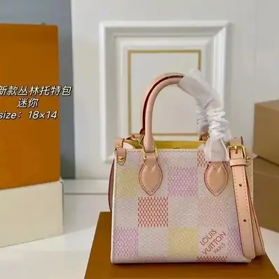 Louis Vuitton Mini Boite Chapeau Canvas Tote Bag — bag, real photo