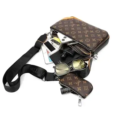 Louis Vuitton Monogram Shadow Messenger Bag Set — bag, real photo