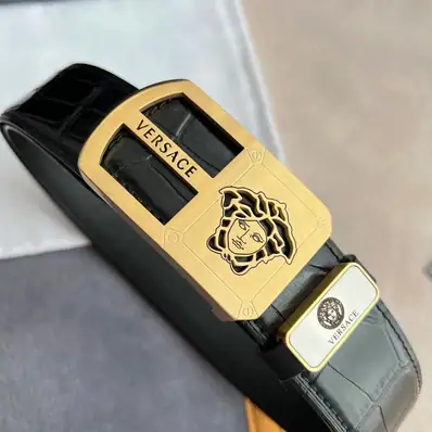 Versace Leather Belt — belt, real photo