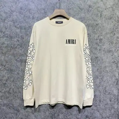 AMIRI Long Sleeve Sweatshirt for Men and Women — hoodie, real photo