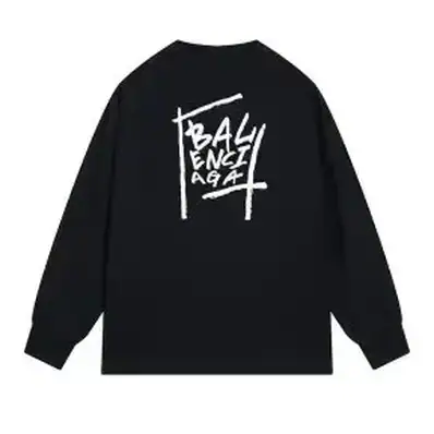 Balenciaga Logo Print Sweatshirts — hoodie, real photo