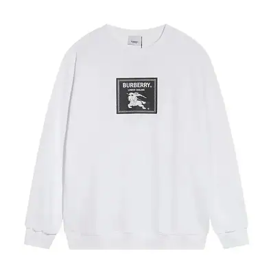 Burberry Graphic Print Sweatshirt — hoodie, real photo