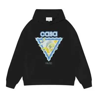 Casablanca Triangle Print Hoodie — hoodie, real photo