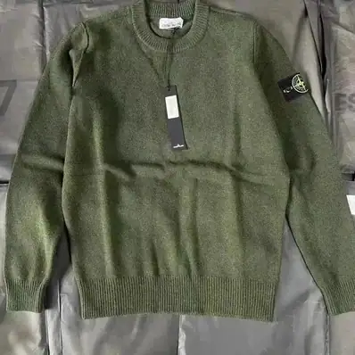 Stone Island Crewneck and Zip-Up Sweaters — hoodie, real photo