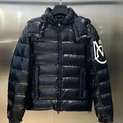 Moncler Hooded Down Jacket — jacket, real photo