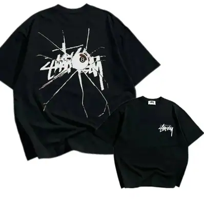 Stussy T-shirt — T-shirt, real photo